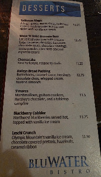 BluWater Bistro Menu Photo 2