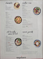 Wagamama Boston Menu Photo 1