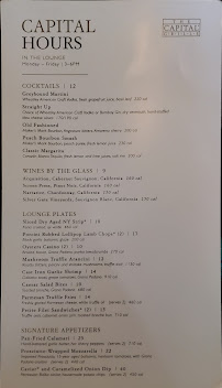The Capital Grille Menu Photo 1