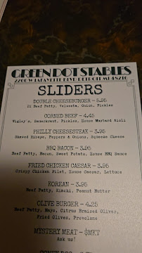 Green Dot Stables Menu Photo 1