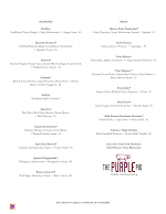 The Purple Pig Restaurant Menu Photo 4