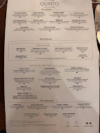 Quinto Miami Menu Photo 3