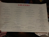 Lolinda Menu Photo 1