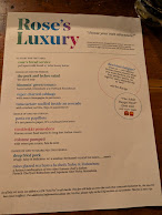 Rose's Luxury Menu Photo 4