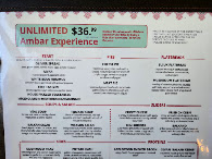 AMBAR Restaurant, Shaw Menu Photo 4
