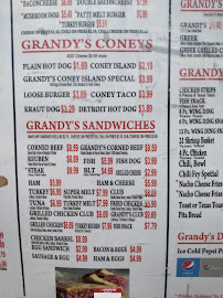 Grandy's Coney Island Menu Photo 5