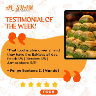 Al-Sham Restaurant Menu Photo 4