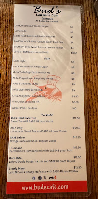 Bud's Louisiana Café Menu Photo 5