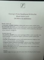 Fleming’s Prime Steakhouse & Wine Bar Menu Photo 1