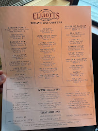 Elliott's Oyster House Menu Photo 2