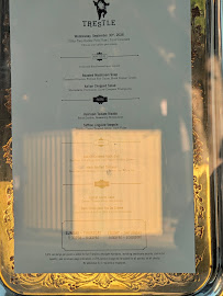 Trestle Restaurant Menu Photo 1