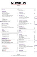 Novikov Miami Menu Photo 2