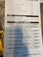 Rice Bar Menu Photo 1