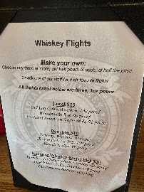 Radiator Whiskey Menu Photo 1
