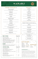 Marabu Restaurant Menu Photo 2