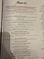 Nusr-Et Steakhouse Menu Photo 3