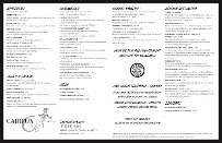 Cadieux Cafe Menu Photo 3