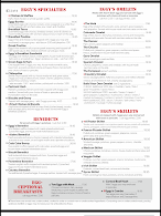 Eggy's Diner Menu Photo 1