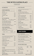 Dutch Eating Place Menu Photo 4