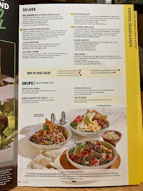 California Pizza Kitchen Menu Photo 2