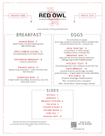 Red Owl Tavern Menu Photo 4
