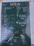 Sola Miami Beach Menu Photo 1