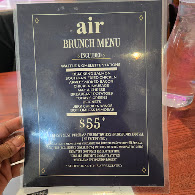 Air Restaurant Menu Photo 1