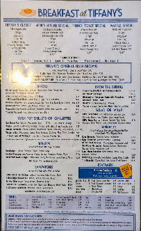 Breakfast At Tiffany's Menu Photo 3