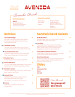Avenida Menu Photo 4