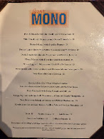 Casa Mono Menu Photo 2