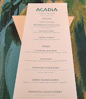 Acadia Menu Photo 2