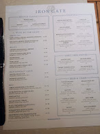 Iron Gate Restaurant Menu Photo 2