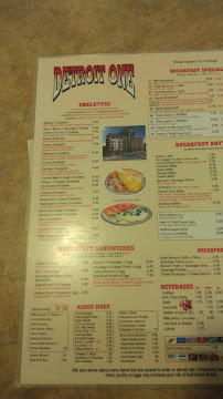 Detroit One Coney Island Restaurant Menu Photo 3