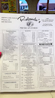 Rolando's Mexican Food Menu Photo 4