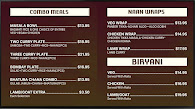 Urban Masala Indian Restaurant Menu Photo 2