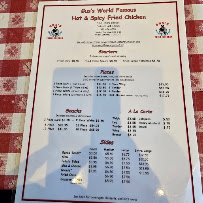 Gus's World Famous Fried Chicken Menu Photo 1