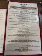 Parish Cafe & Bar Menu Photo 5