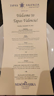 Tapas Valencia Restaurant Menu Photo 1