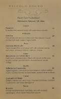 Piccolo Sogno Menu Photo 3