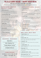 Rajaji Curry House Indian Restaurant Menu Photo 2