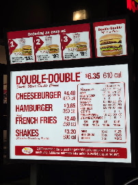 In-N-Out Burger Menu Photo 2