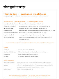 The Guilt Trip Express Menu Photo 3