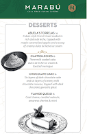 Marabu Restaurant Menu Photo 4