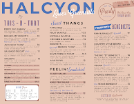 Halcyon Menu Photo 3