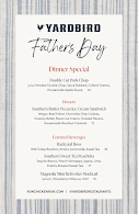 Yardbird Menu Photo 3