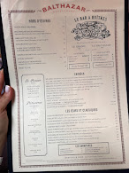 Balthazar Menu Photo 2