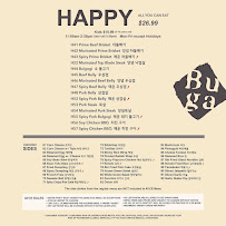 Buga Korean BBQ Restaurant Menu Photo 4