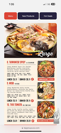 Boiling Point Menu Photo 4