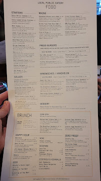 LOCAL Public Eatery Terry Ave Menu Photo 2