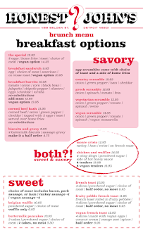 Honest John's Menu Photo 4